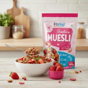 Strawberry Muesli – Crunchy, Fruity & Wholesome